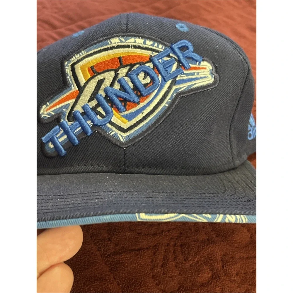 OKC Thunder Adidas‎ NBA SnapBack 1 Size Fits Most Youth Cap Oklahoma Basketball